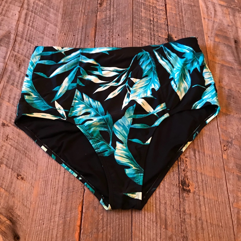 high waisted swim suit bottom